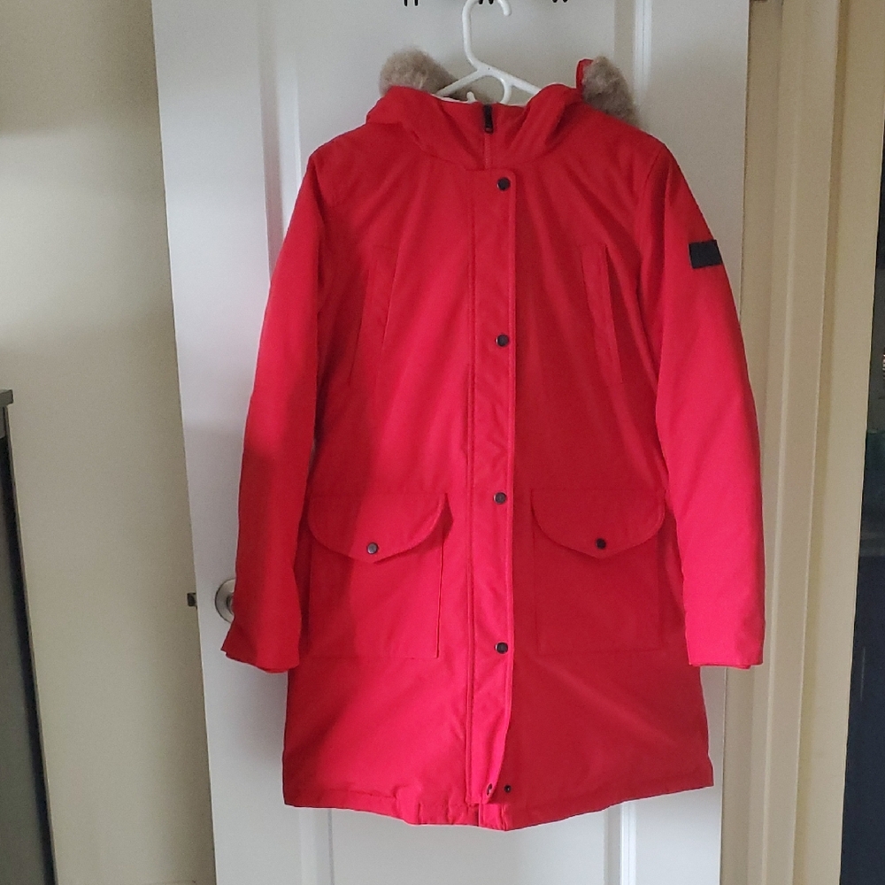 Ralph Lauren Vibrant Red Women's Puffer Coat